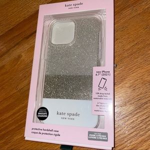 Kate Spade iPhone 12 or 13 Pro Max Glitter Block Case